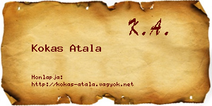 Kokas Atala névjegykártya